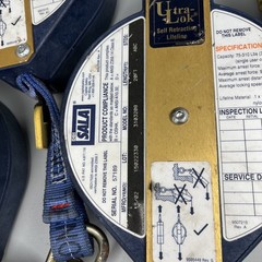 3M DBI-SALA Ultra-Lok 3103208 20ft Web Self Retracting Lifeline Lot of 6 – Used