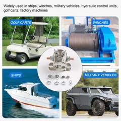 SOLENOID RELAY SWITCH CONTINUOUS DUTY 12V For GOLF CART 4 TERMINAL 12Volt 300Amp