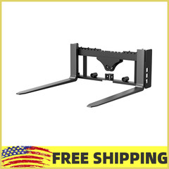 45″4000lbs Skid Steer Pallet Fork Frame W/42″Pallet Forks Forklift Blades,Tracto