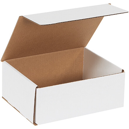 White Corrugated Mailers 10 x 7 x 3″ For Mailing/Shipping ECT-32B 50/Case