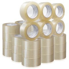 36 Rolls Carton Sealing Clear Packing Shipping Tape – 2 mil 2″ x 110 Yards