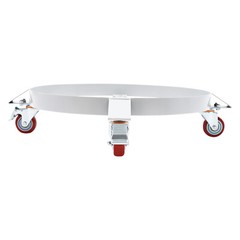 55 Gallon Heavy Duty Metal Drum Dolly, Barrel Dolly Carts with Swivel Casters