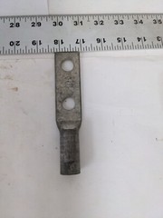BURNDY 2-HOLE LUG PURPLE DIE 15 YAZV28-2NTC-5X, LOT OF 3