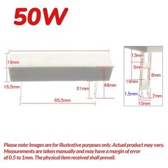 30 /50 /100 Watt Wire wound Cement Resistors Axial 0.1 ohms to 200K ohms 5%