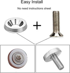 20PCS M6 Engine Bay Dress-Up Fender Washer Bolt Kit Aluminum Set