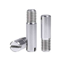 Slotted Dowel Pins with External Thread A2(304) Stainless Steel M5 M6 M8 M10