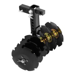 20” Rear Disc Harrow 6 pieces Disc Plow Adjustable Heavy Duty Durable Universal
