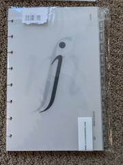 Cloth and Paper Half Letter Bundle including Clear Vinyl Cover and Accessories