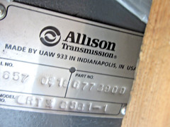 ALLISON CRT 3331-1 TRANSMISSION