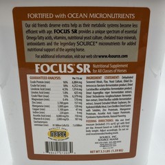 FOCUS SR Senior 3.5 Pounds Senior Stallions Digestive Enzymnes Horse Equine