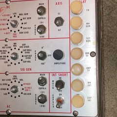 Rare Cadillac Gage Company Control Panel Box Gun Controller Armored Vehicle Tank