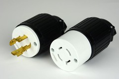 TEMCO NEMA L14-20P / L14-20R Plug Set 20A 125/250V Locking UL Listed / Generator