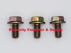 (100) M6-1.0×12 J.I.S. Small Head Hex Bolts 10.9 JIS M6x1.0x12 Flange Screws ZY