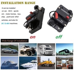 200a Circuit Breaker 30a300a With Manual Reset Waterproof Inline Fuse Inverter F