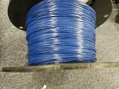 BLUE 24 AWG Gauge Stranded Hook Up Wire Kit 500 FT REEL UL1007 300 Volt