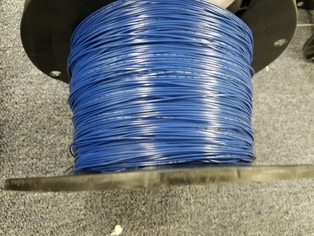 BLUE 24 AWG Gauge Stranded Hook Up Wire Kit 100 FT REEL UL1007 300 Volt