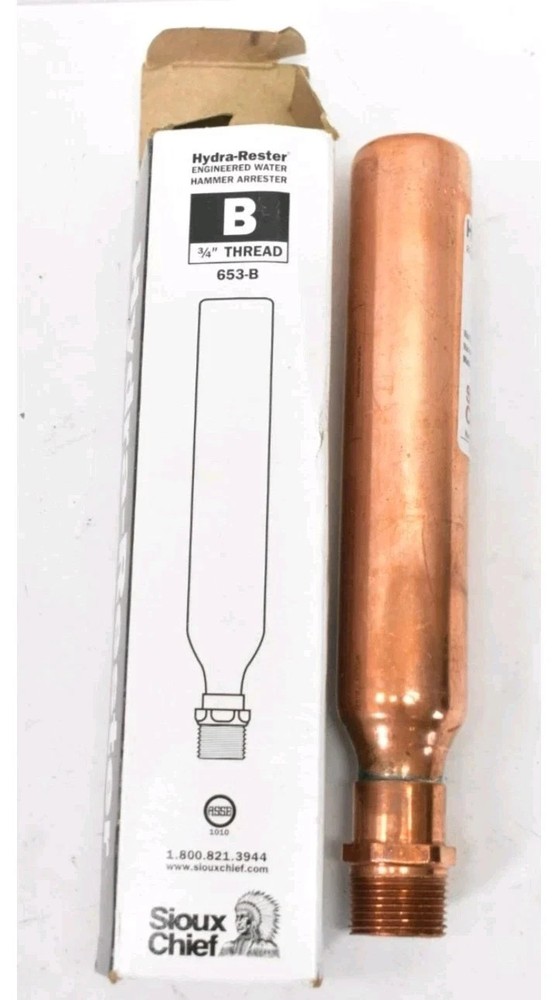 Sioux Chief 653-B Hydra-Rester 3/4″ B Thread PAttern Water Hammer Arrestor