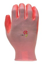 G & F 1522 Women Work Garden Gloves With Micro Foam Coating Texture Grip 12 Pair