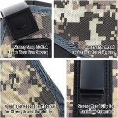 PH Tactical IWB Gun Holster Concealed Carry Camo Nylon Compact 9mm 380 Clip