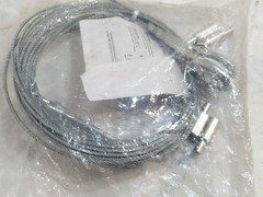 New COLUMBIA LIGHTING Y-HOOK 10′ LIGHT FIXTURE CABLE HANGING 4 cables in 1 KIT