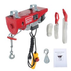 PA200 440lbs / 200kg 110V Mini Electric Hoist 6.6 ft Wired Remote Control
