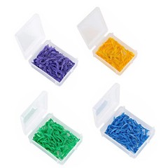 1000 Dental Plastic Wedges Concave Design Arc Diastema Wedge w End Circular Hole