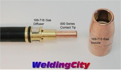 WeldingCity® MIG Welding Gun 100A 10-ft Replc. for Miller M-100/M-10 | US Seller