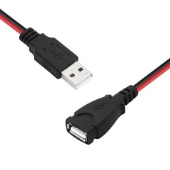 Alligator Clip To Usb Test Leads Usb Red Black Wire Maximum 5a Current 19.7in/50