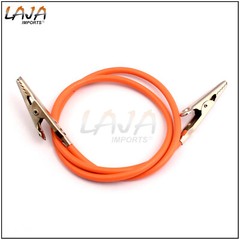 Dental Bib Silicone Holder Napkin Clip Flexible Rubber Chain Orange Color