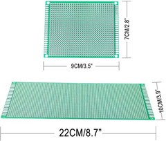 11 Pcs Large PCB Board Kit,10×22 CM,15X9CM 9X7CM 7X5CM Blank PCB Circuit Board
