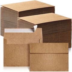 Fainne 600 Brown Kraft Envelopes A7 5.25×7.25 Invitation 120 GSM Bulk