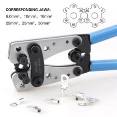 140PCS Copper Lugs Ring Terminals Bare Battery Welding Crimp Wire Connectors Kit