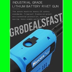 Cordless 1/4” Blind Rivet Gun Battery Riveter Electric NOT Milwaukee 2660-20 💥