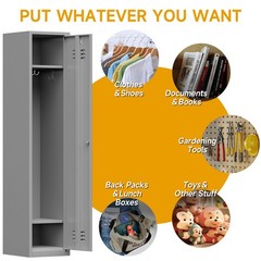 Metal Storage Cabinet School Locker Club Home Storage Lockers with Lockable Door