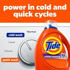 Tide Laundry Detergent Liquid with 6X Cleaning 80 fl oz, 64 Loads