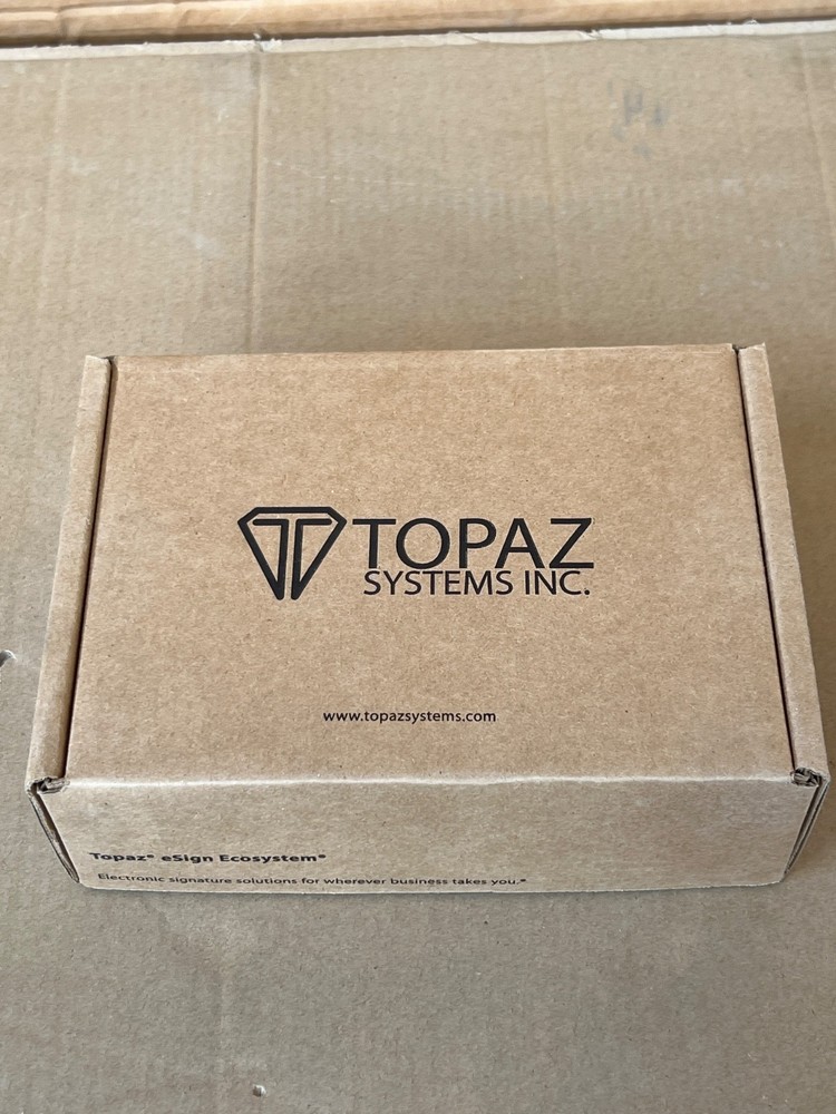 Topaz Systems LBK460 SignatureGem Signature Pad in Black T-LBK460-HSB-R