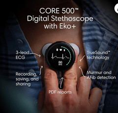EKO core 500 digital SMART STETHOSCOPE — The CORE 500 Silver