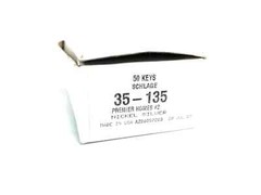 QTY 7 Schlage 35-135 Premier Homes Key Blanks – Nickel Silver