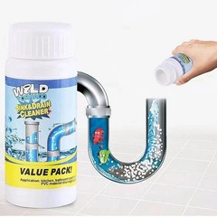 2 Pcs Sink and Drain Cleaner Wild Tornado Pipe Dredge Drain Cleaner Exp. 06/2028