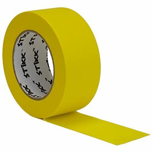 2″ inch x 60yd STIKK Yellow Painters Tape 14 Day Easy Removal Trim Edge Finish