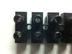 Large 12 bank, Wire Connector Screw / Terminal Block AWG 10-8