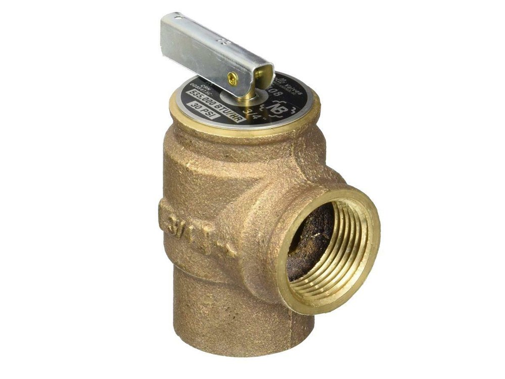Conbraco 10-408-05 3/4 Female X 3/4 Female 30 PSI Boiler Pressure Relief Valve