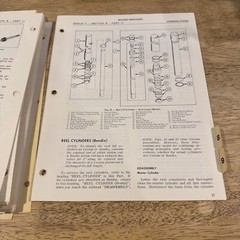 Vintage Massey Ferguson MF 300 Combine Service Manual 19966/1967
