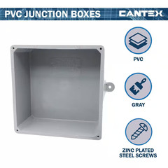 6 In. X 6 In. X 4 In. Junction Box