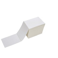500-2000 Fanfold 4×6 Direct Thermal Shipping Mailing Postage Labels for Zebra