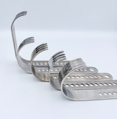 Lot 5 Long Charnley-Style Retractor OM KMedic Stainless Used – 30 DAY Warranty