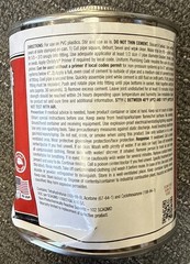 Christy’s Red Hot Blue Glue Blue Cement For PVC Pipe, 32 oz 1 Qt, 505201, Dented