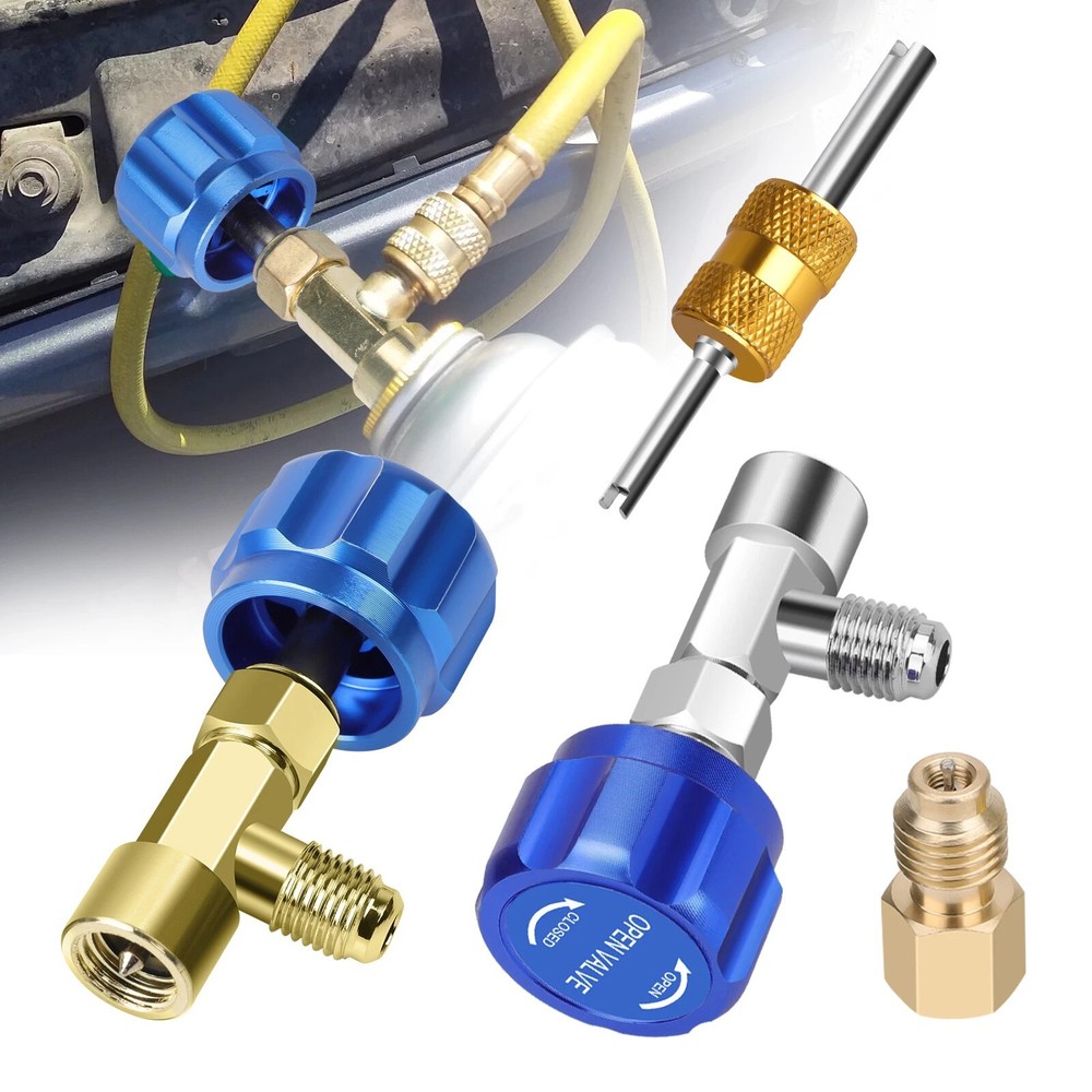R134A Refrigerant Can Tap Kit Self Sealing Puncture Type For AC Maintenance US