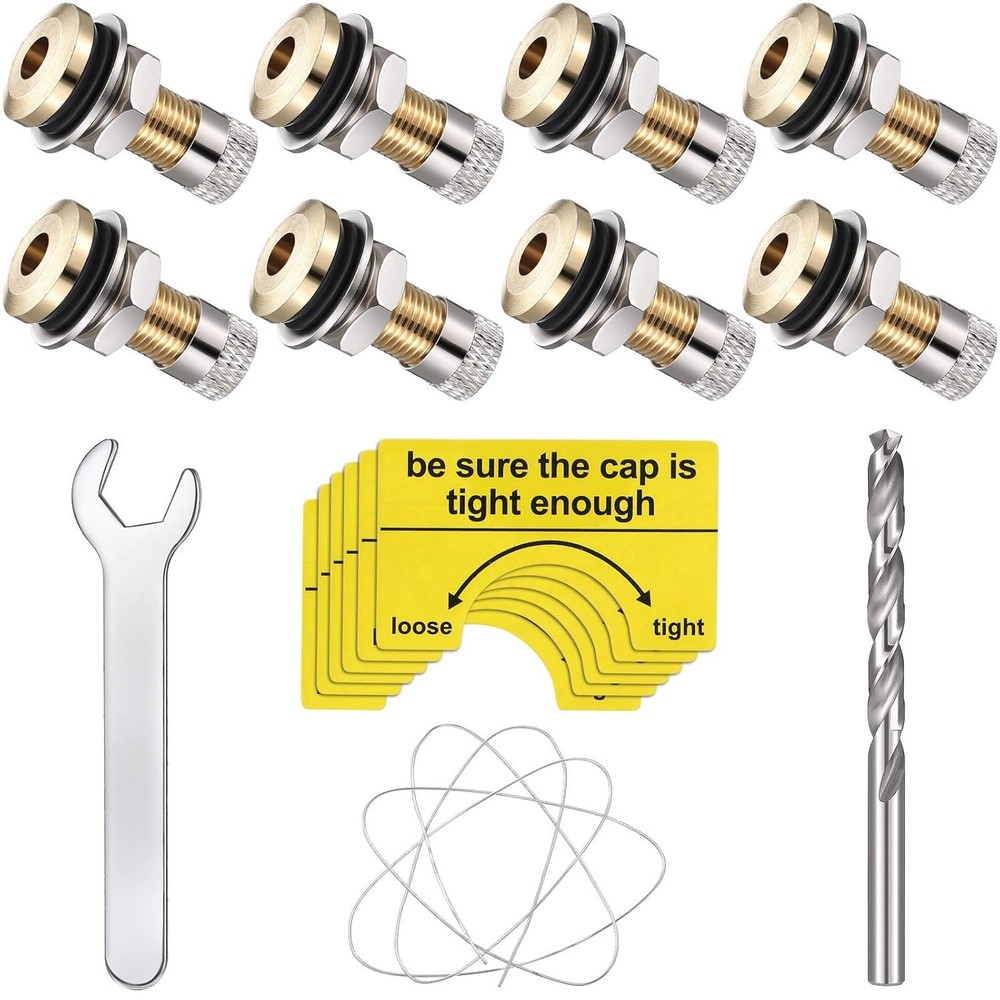 Fuel Gas Can Vent Caps 19 Pieces & Fuel Gas Tank Vent Caps 8 Pieces Replacement