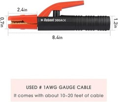 Reboot 250A 8-in-1 MIG/TIG/Stick 120/240V RBM2500 PRO+300A Copper Holder,Kit